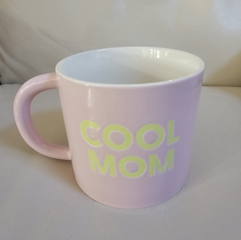 Room Essentials Pink Mug with Cool Mom Design